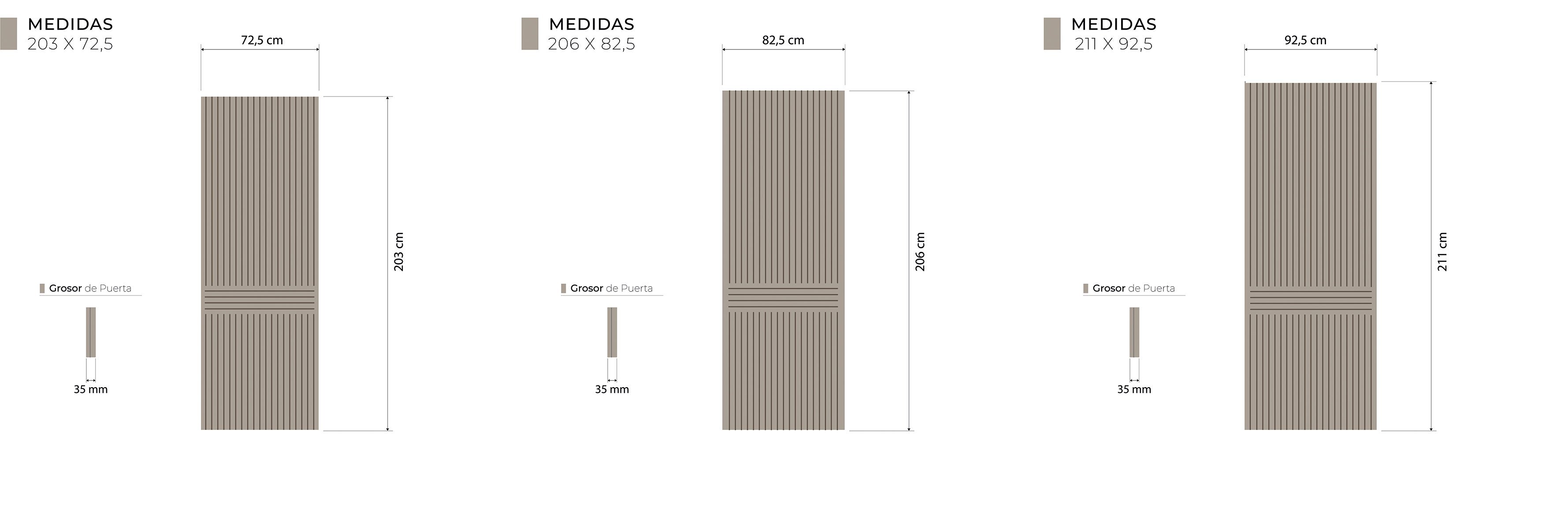 Medidas técnicas Sora Corredera Casoneto